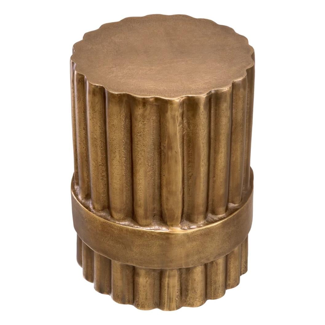 Side Table Padua Small Antique Brass Finish