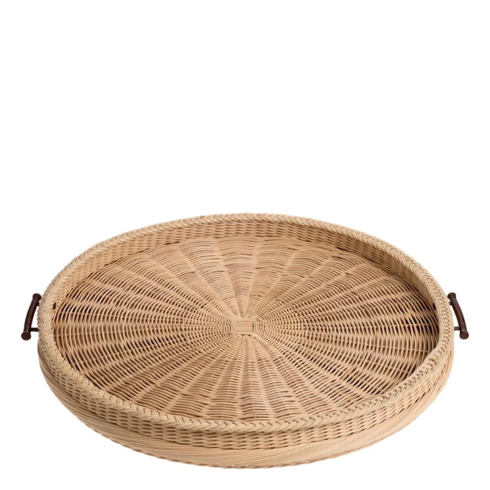 Tray Vimini Large in Natural Rattan