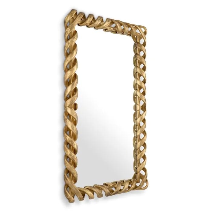 Casone Mirror in Antique Gold