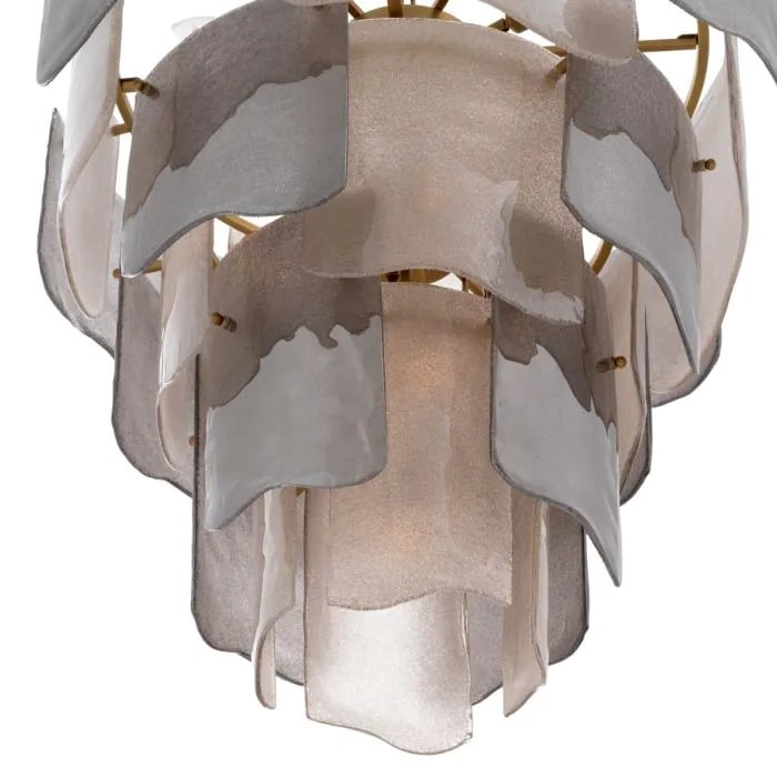 Chandelier Asinara L Smoked Glass