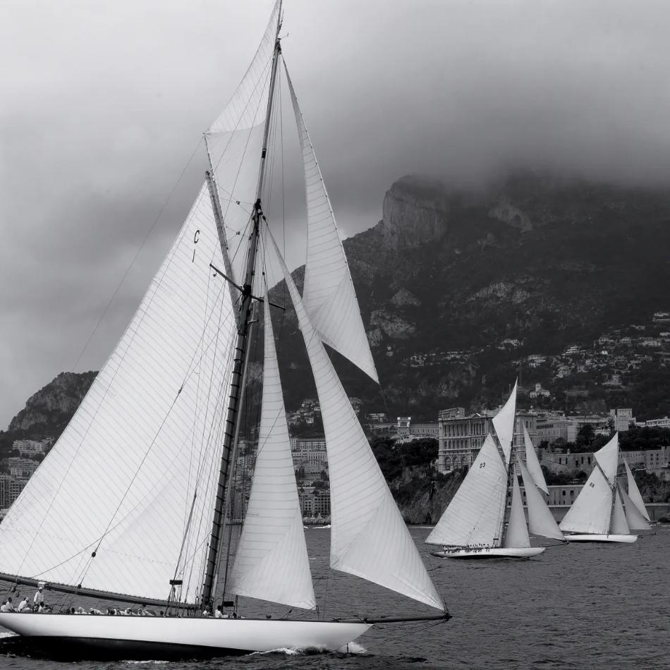 Retro Sailboat Framed Photography Print