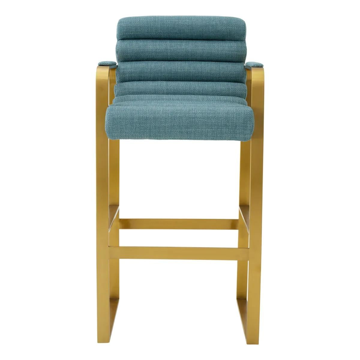 Bar Stool Olsen in Scalea Blue