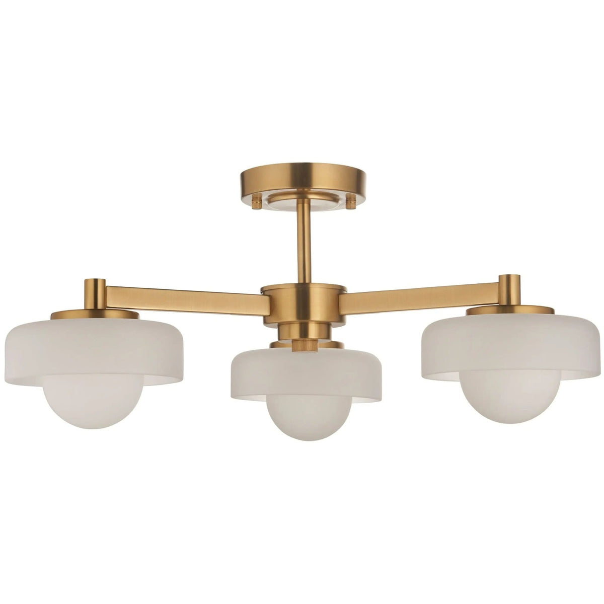 Kyson Ceiling Light in Brushed Aged Brass