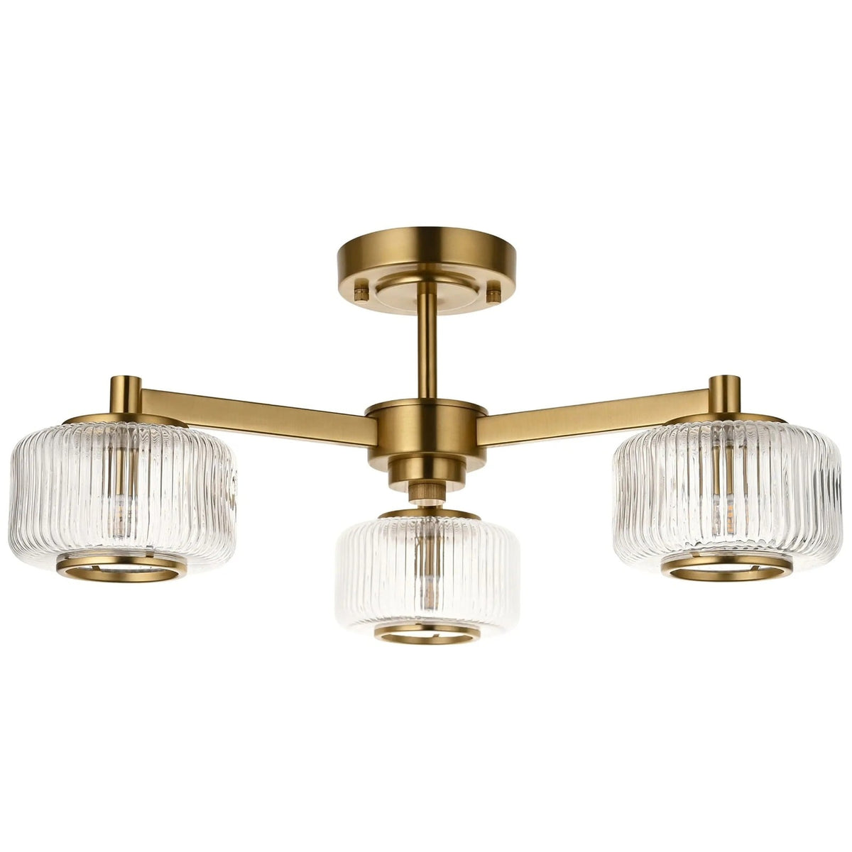 Perdita Ceiling Light in Brushed Aged Brass