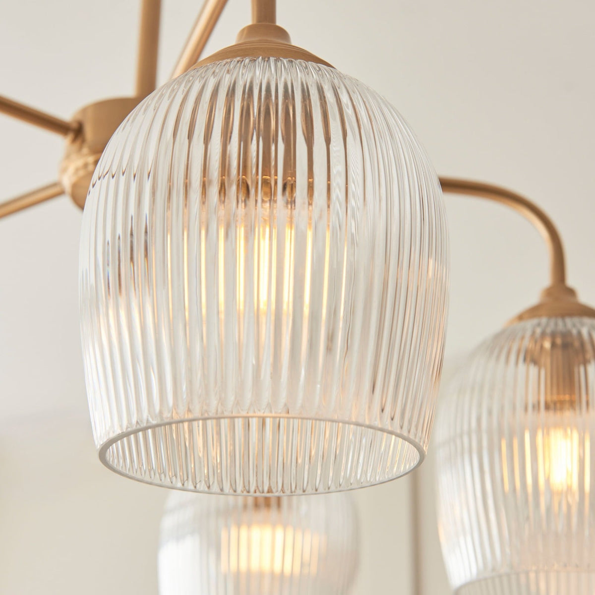 Etta Ribbed Pendant Light - Large