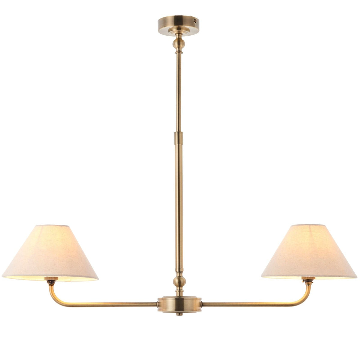 Caspian Pendant Light in Antique Brass - Small