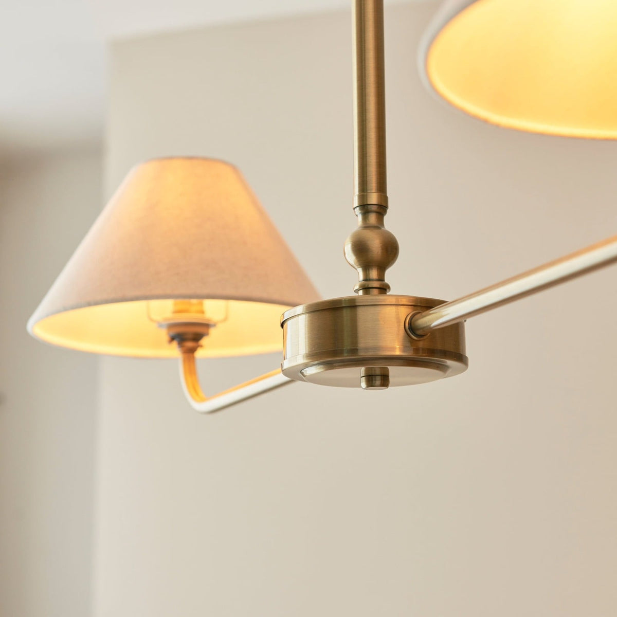 Caspian Pendant Light in Antique Brass - Small
