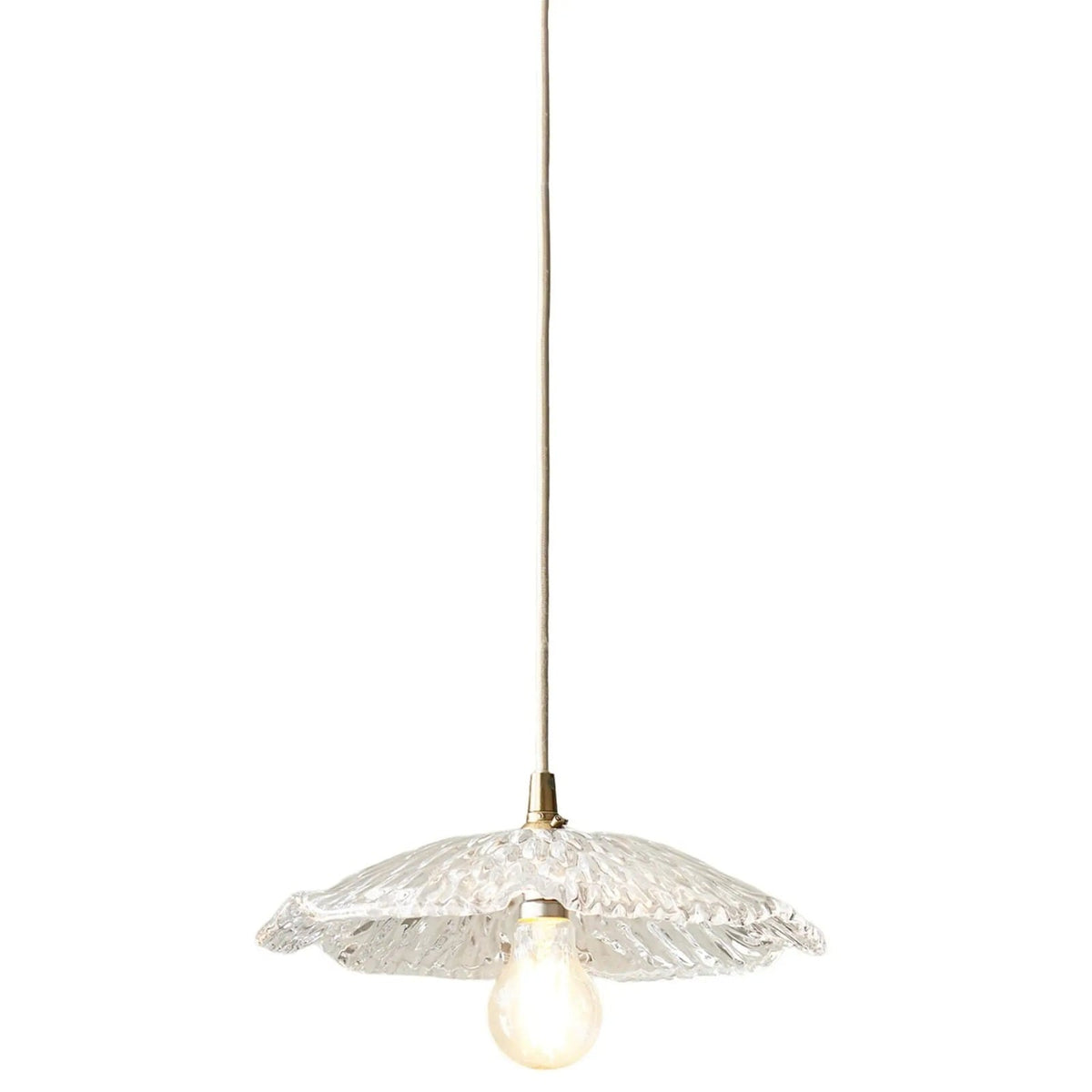 Dahlia Pendant Light in Clear Glass