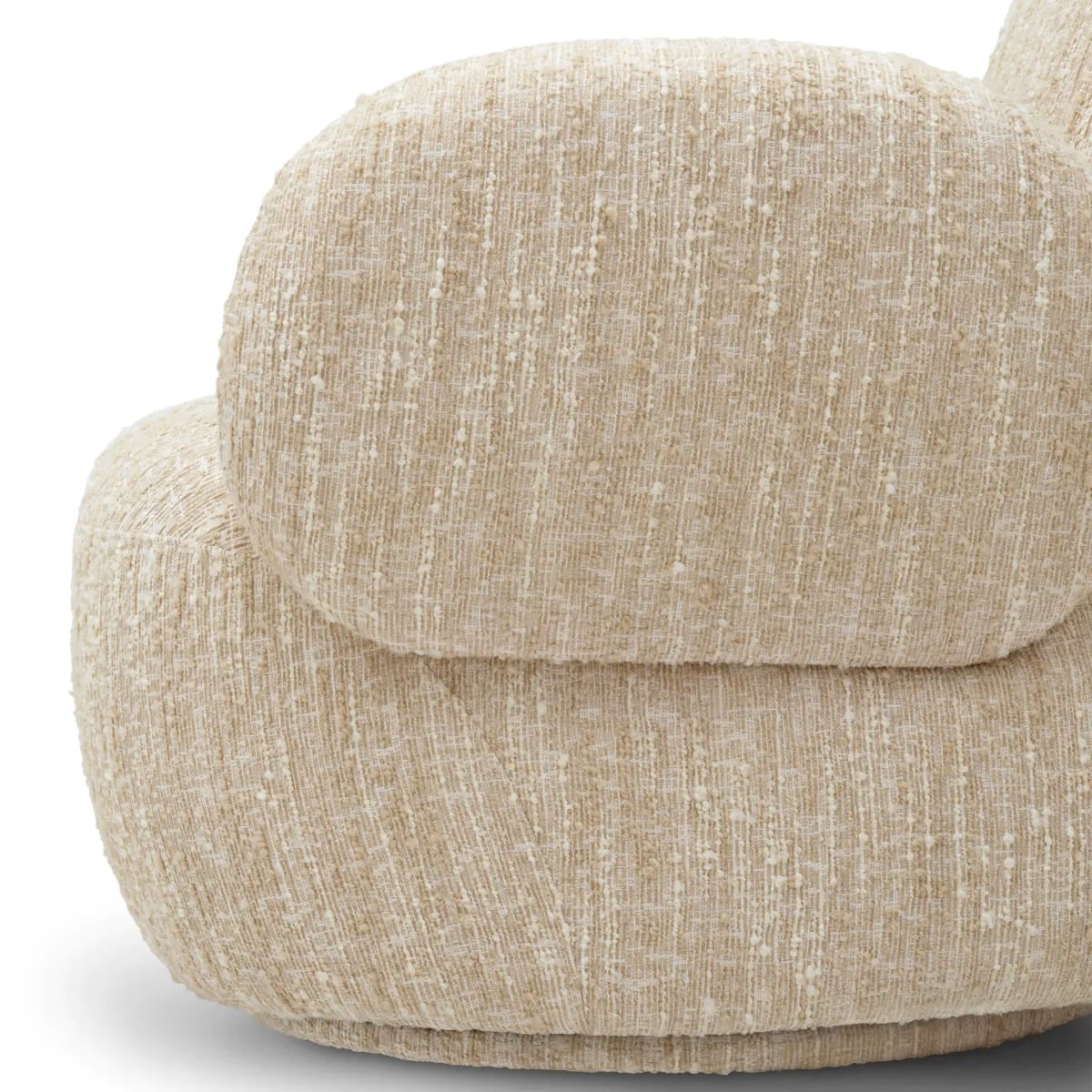 Swivel Chair Madrone in Boucle Sonata Cream