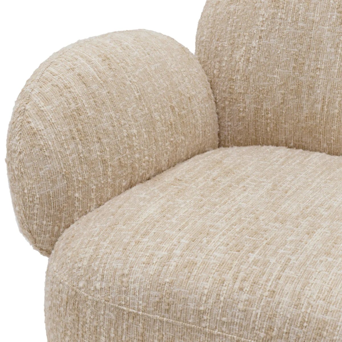 Swivel Chair Madrone in Boucle Sonata Cream