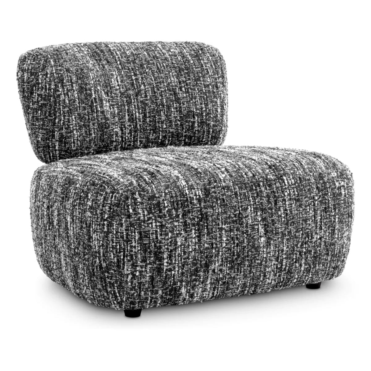 Chair Leon in Boucle Sonata Black