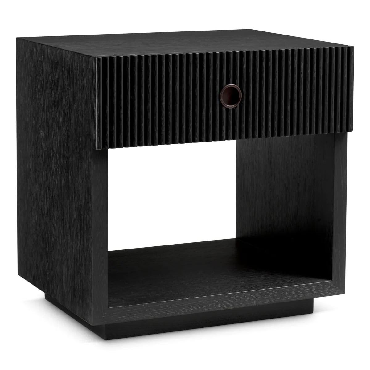 Nightstand Dimitrios in Charcoal Oak
