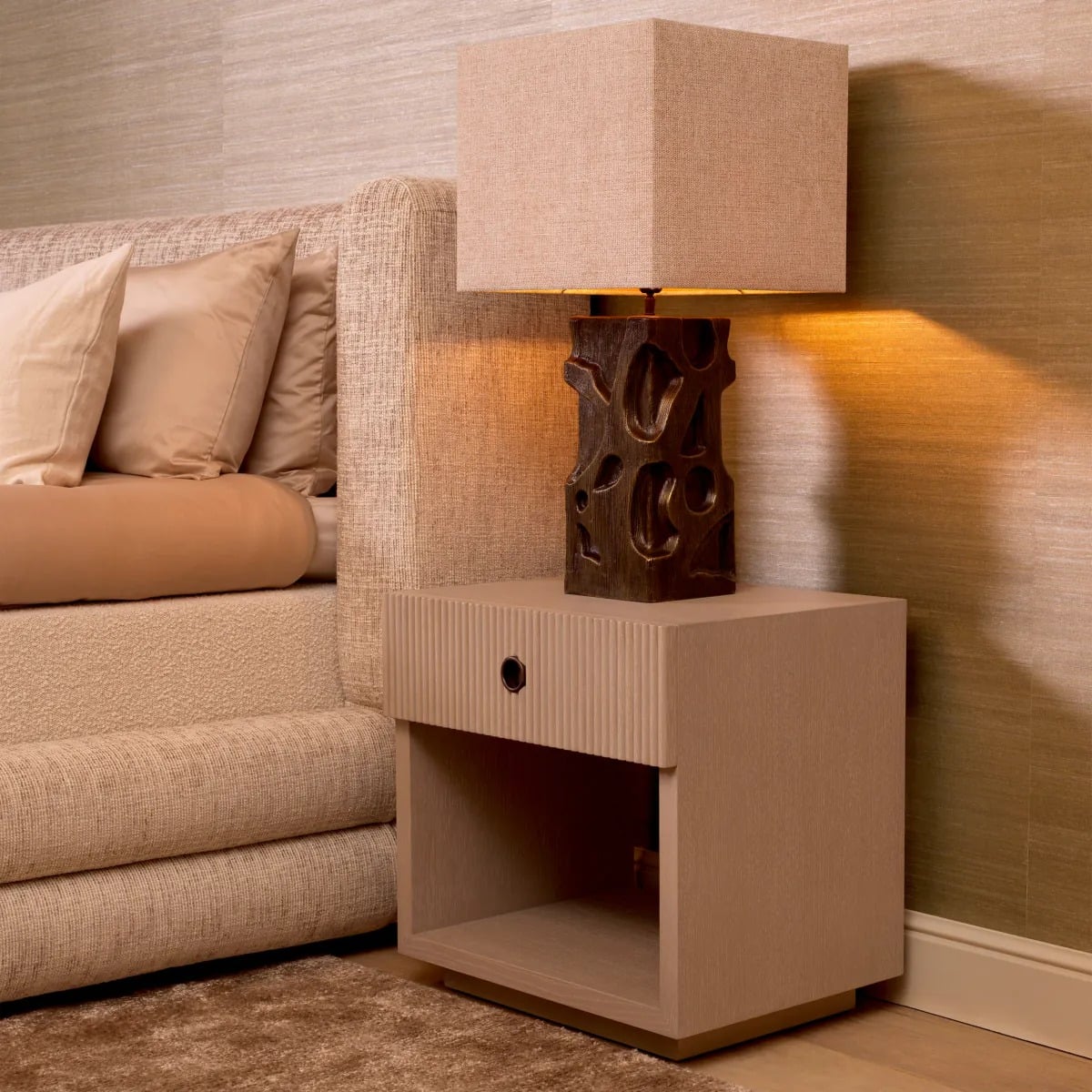 Nightstand Dimitrios in Washed Oak