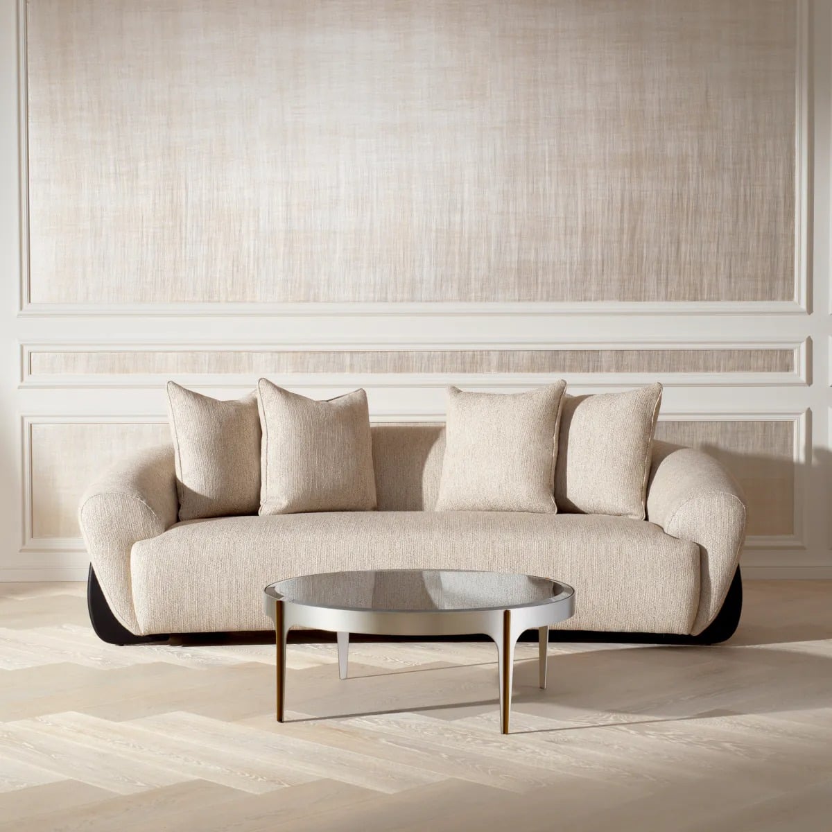 Coffee Table Artemisa Small in Brushed Steel