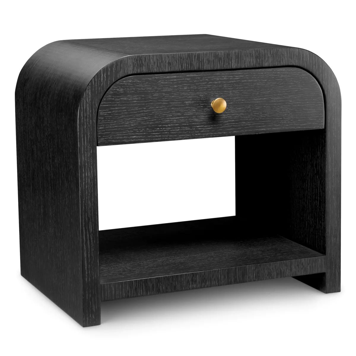 Nightstand Rhodes in Charcoal Oak
