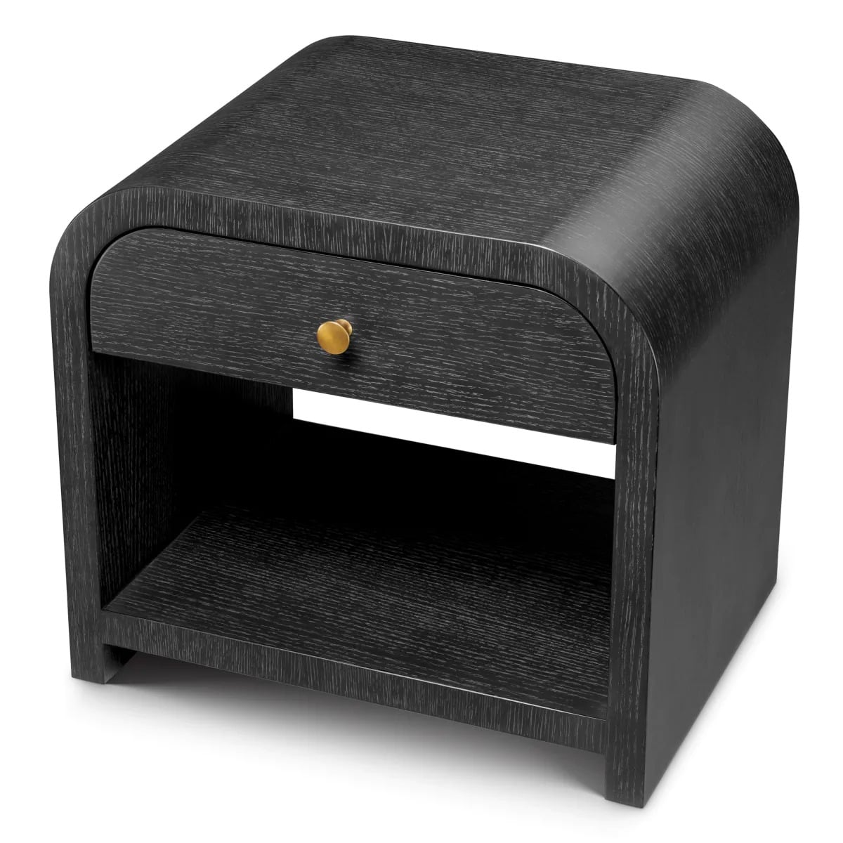 Nightstand Rhodes in Charcoal Oak