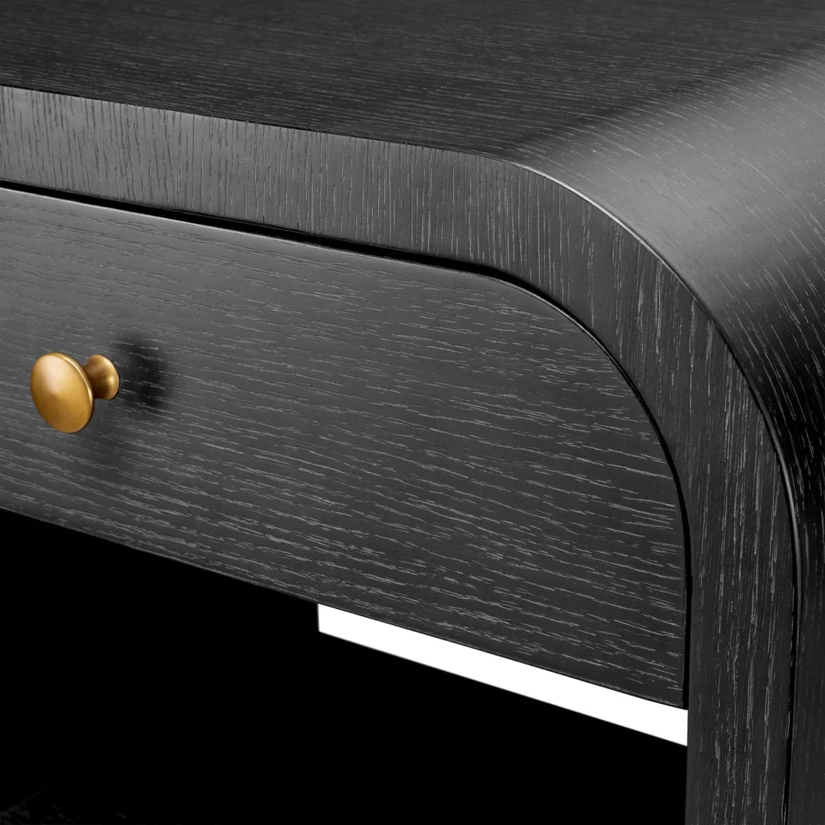 Nightstand Rhodes in Charcoal Oak