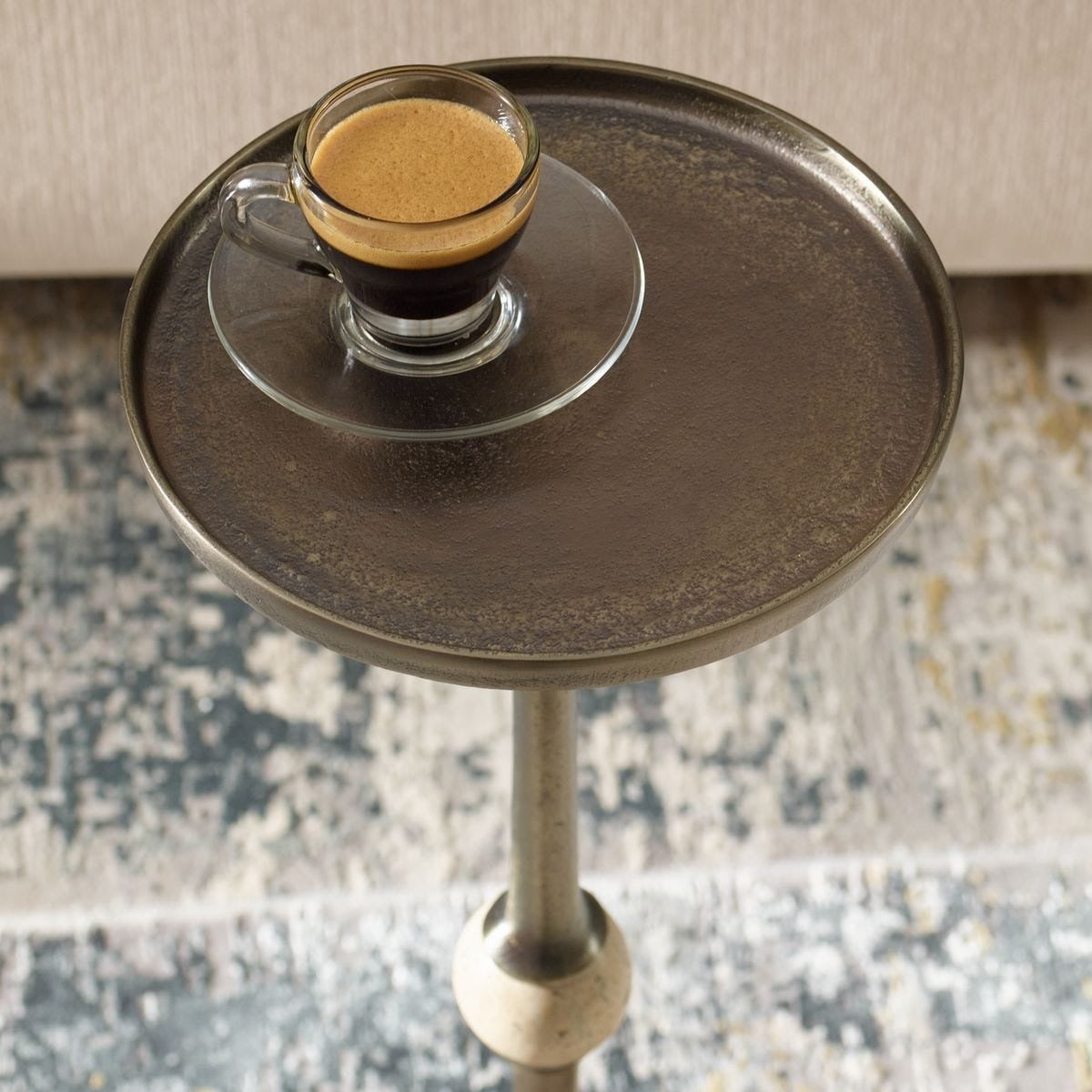 Arthur Dark Bronze Side Table