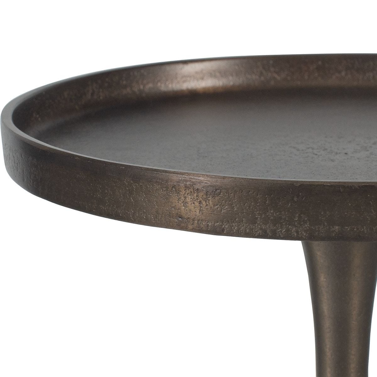 Klint Side Table in Antique Bronze