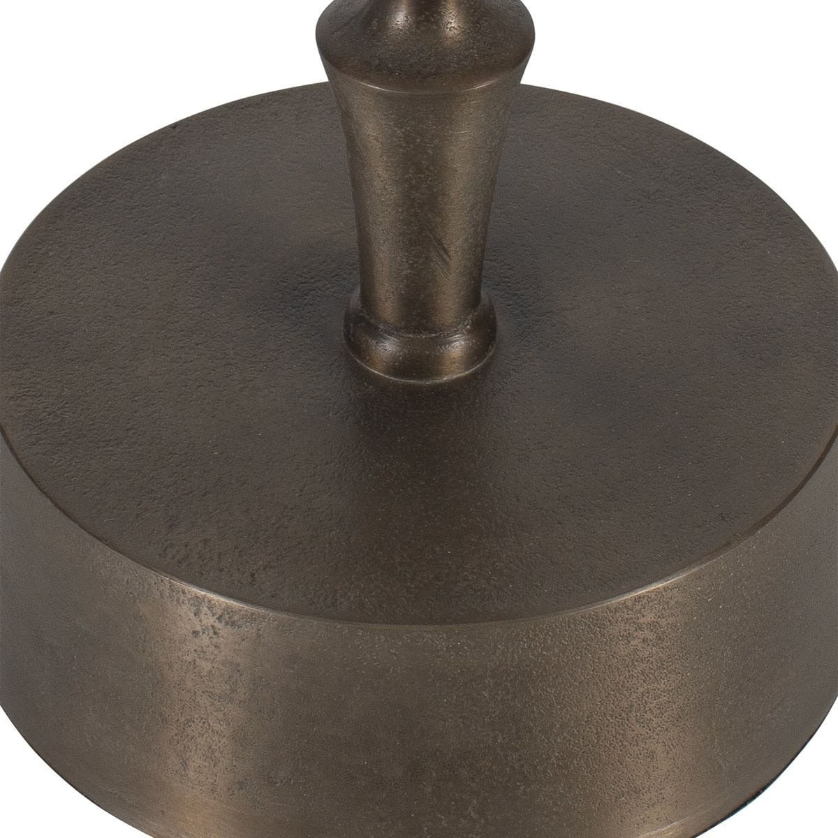 Klint Side Table in Antique Bronze