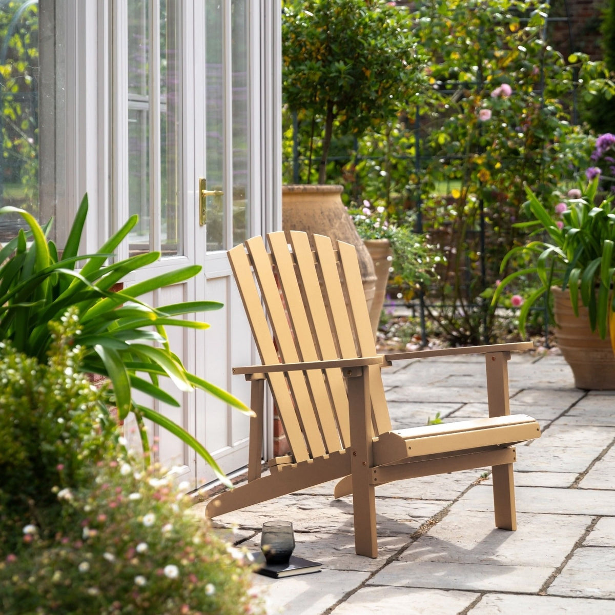 Raina Outdoor Lounge Chair in Butterscotch