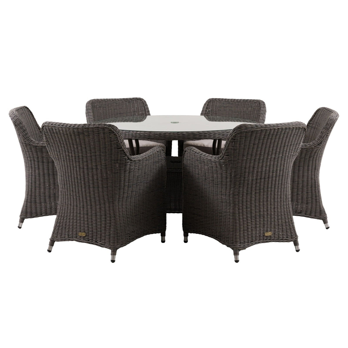 Didcot Outdoor 6 Seater Round Dining Set