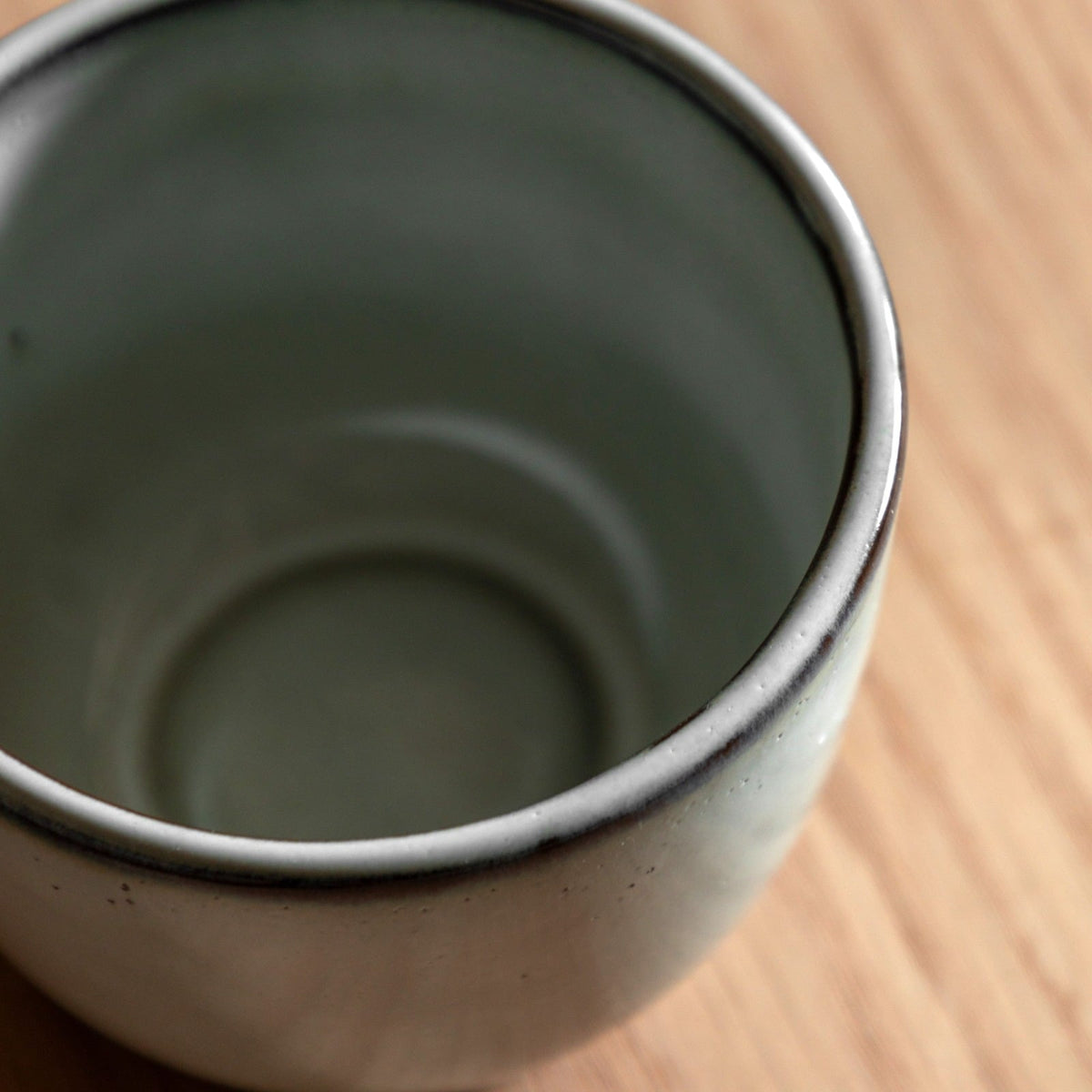 Reactive Glaze Mug in Dove Grey - Set of 4