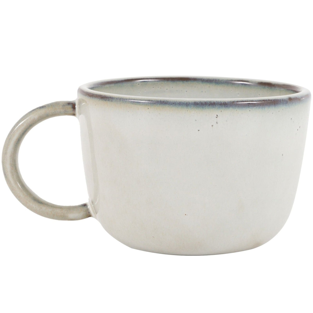 Reactive Glaze Mug in Dove Grey - Set of 4
