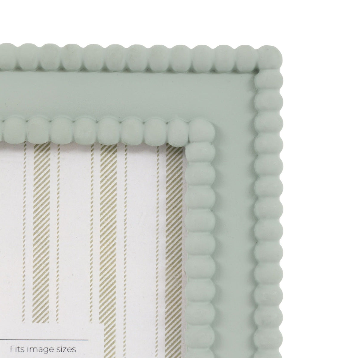 Cove Beaded Photo Frame 6x4" in Sage