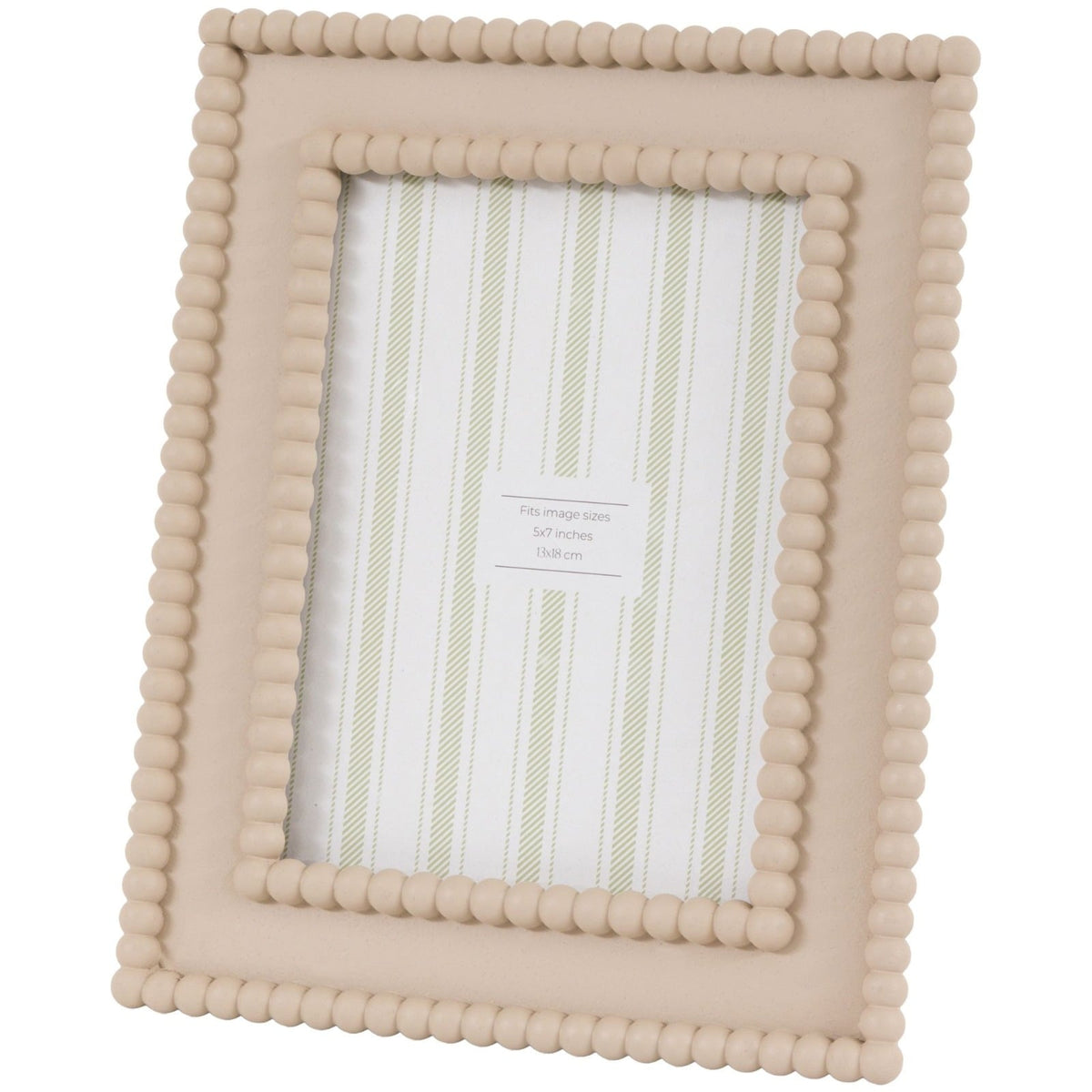 Cove Beaded Photo Frame 7x5" in Mocha