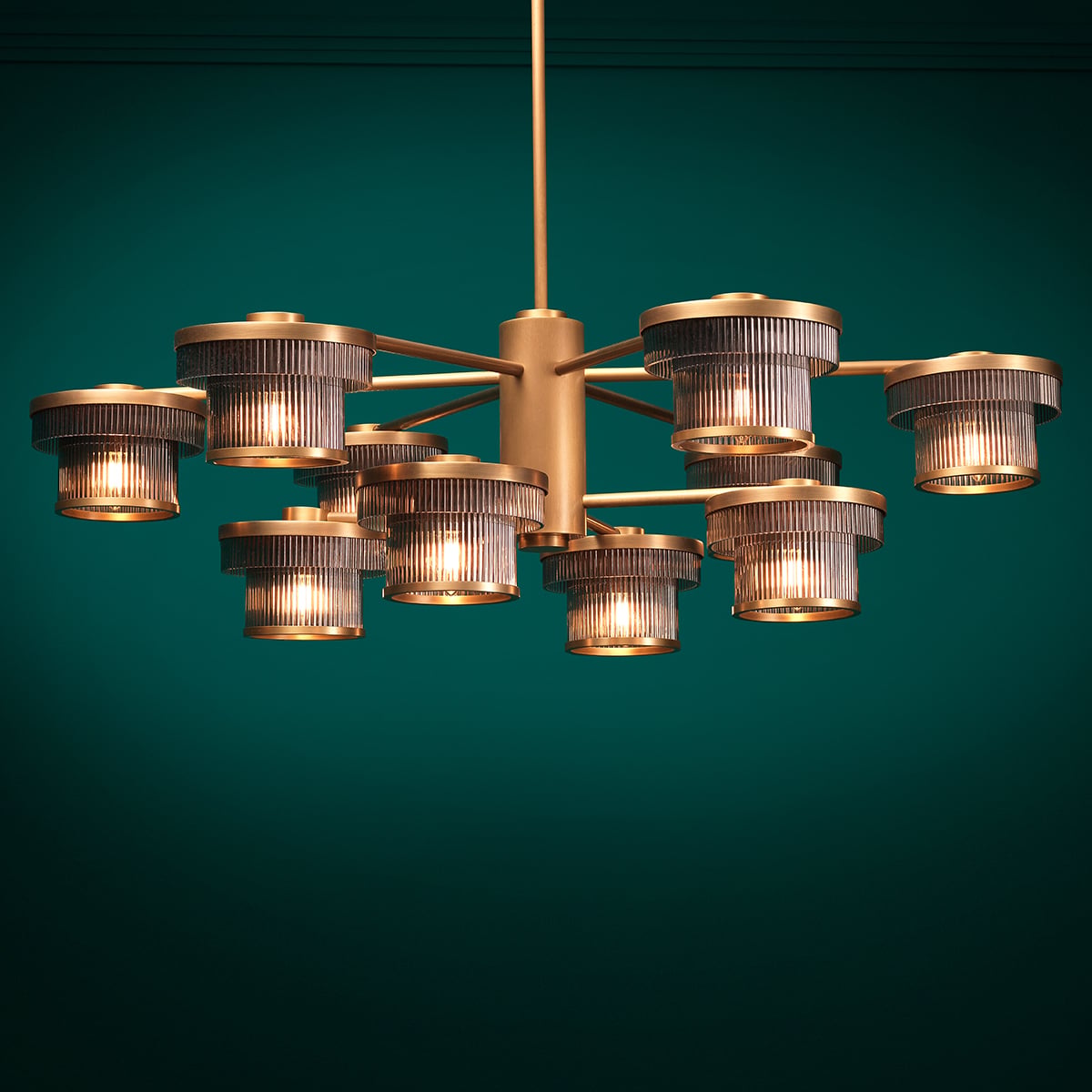 Andromeda Chandelier in Gold
