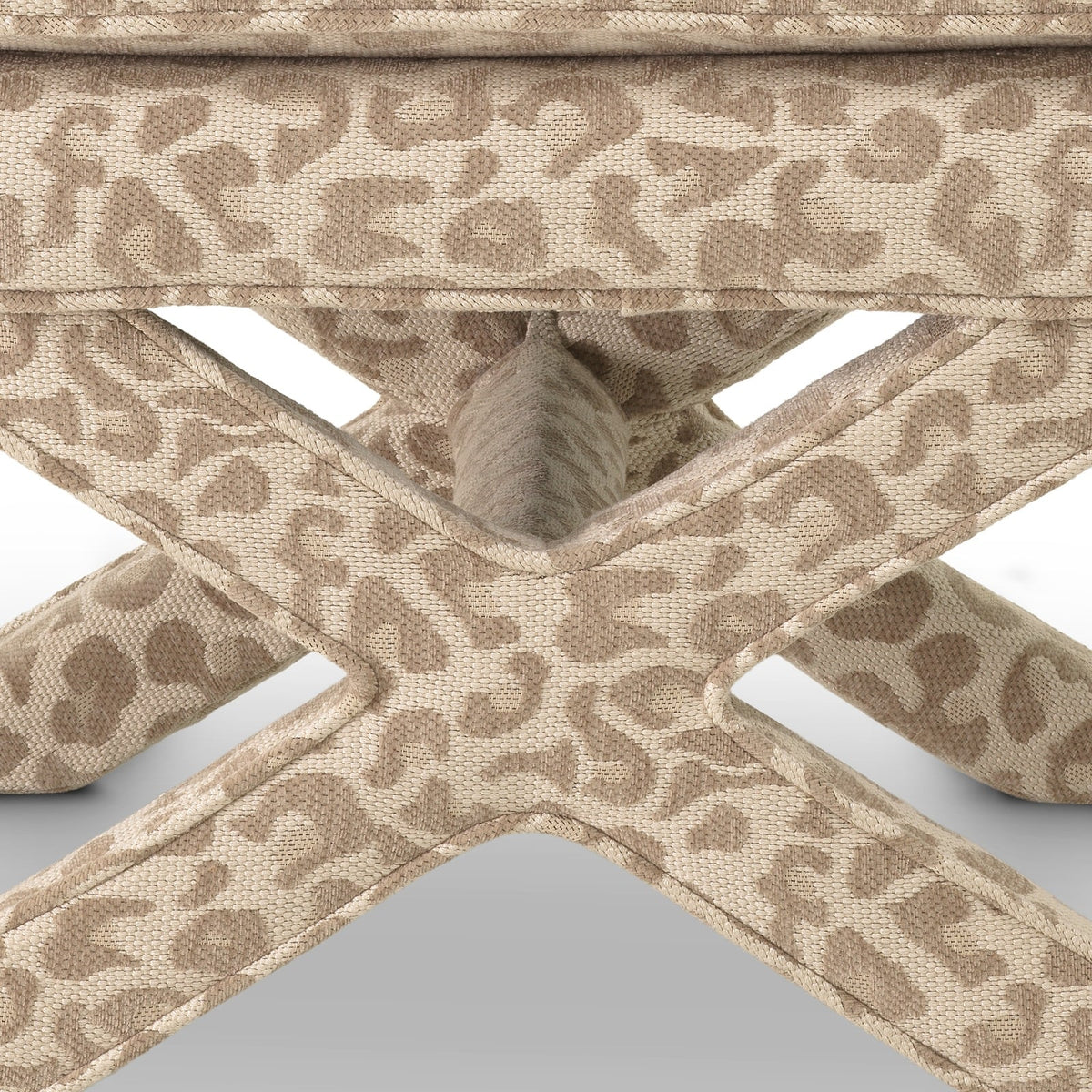 Cordoba Stool in Neutral Leopard
