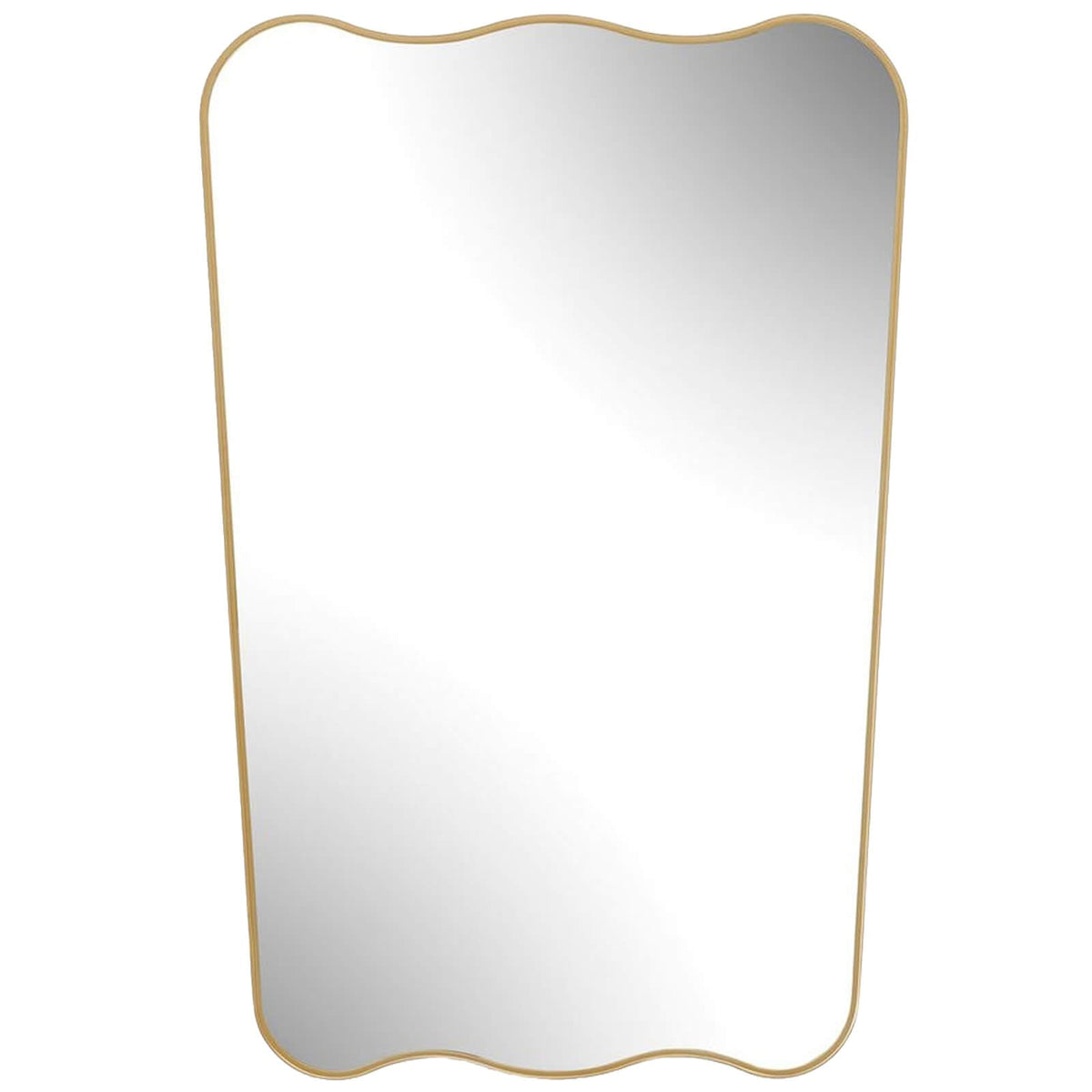 Olivia Scalloped Mirror in Gold