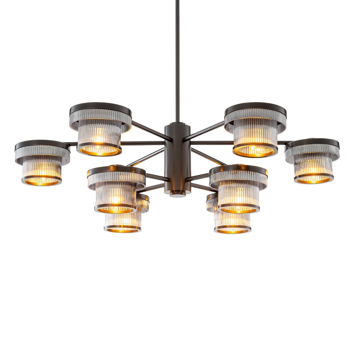 Andromeda Chandelier in Brass