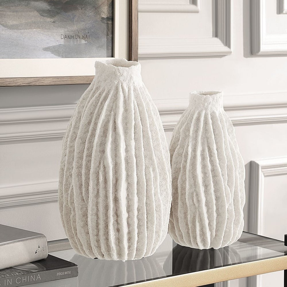 Ivory Ridge Vases Set of 2