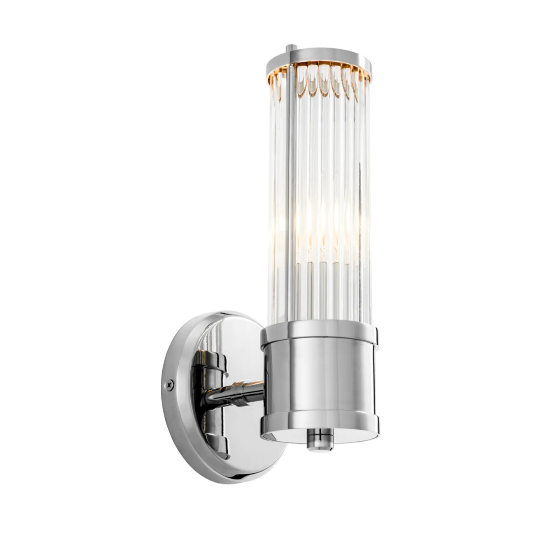 Claridges Wall Lamp in Nickel - Single