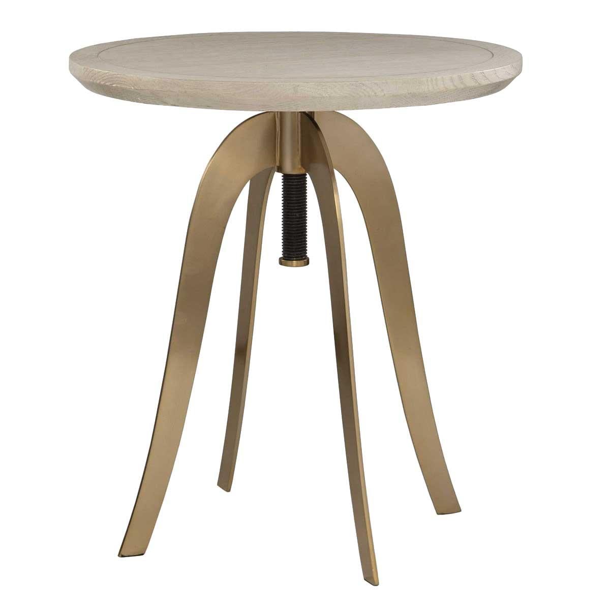 Alice Oak Adjustable Accent Table