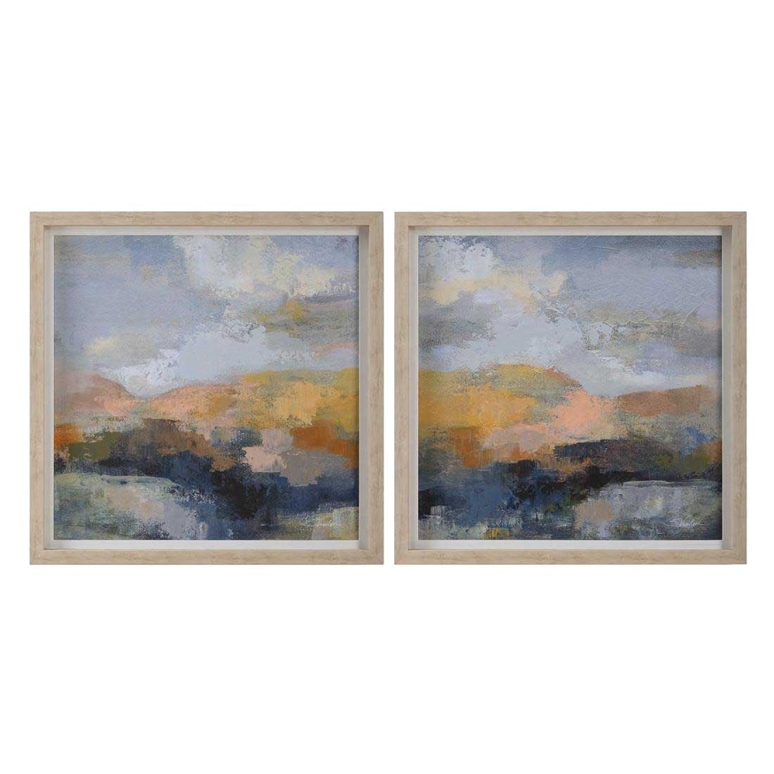Dusk Framed Prints, Set of 2
