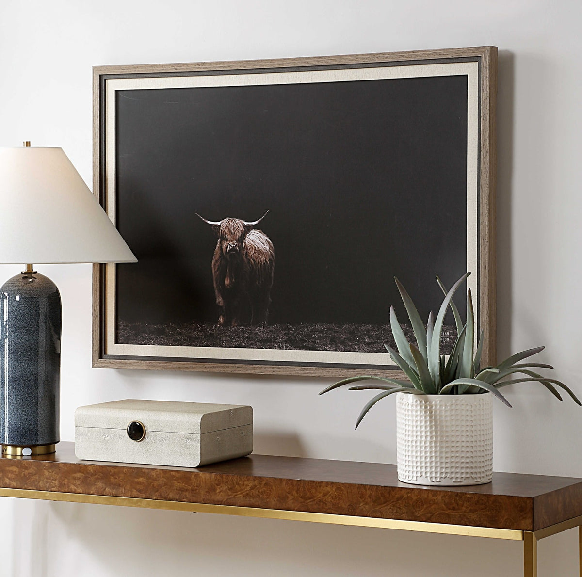 King of the Hill Highland Cow Photography Print