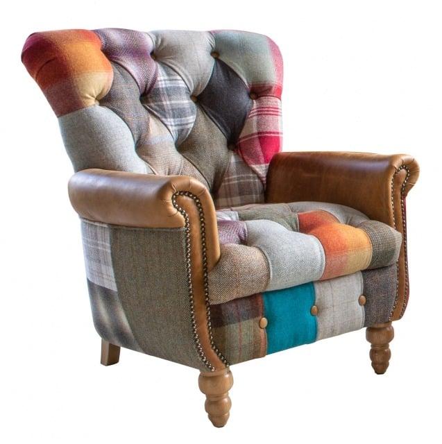 Harlequin Full Patchwork Armchair