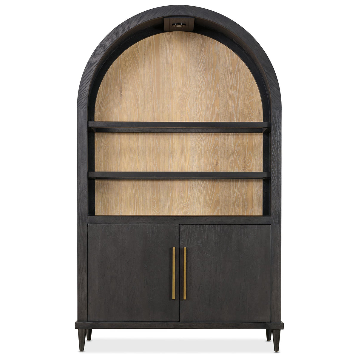 Timeless Curved Display Cabinet