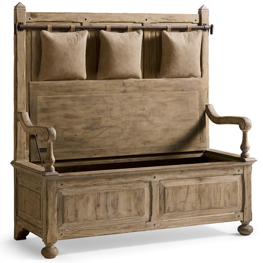 Sagehill Hall Bench in Leather