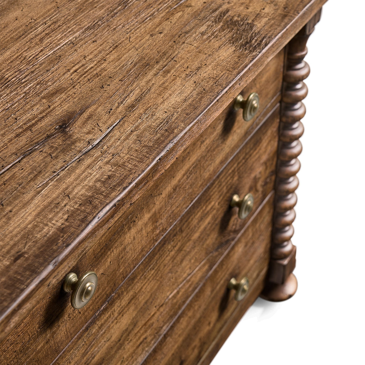 Tamarisk 3 Drawer Bedside Table