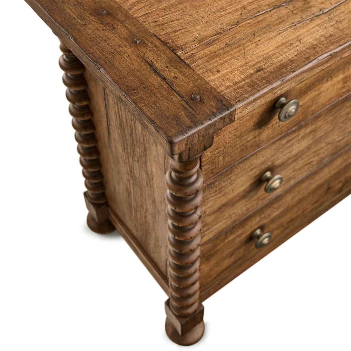 Tamarisk 3 Drawer Bedside Table