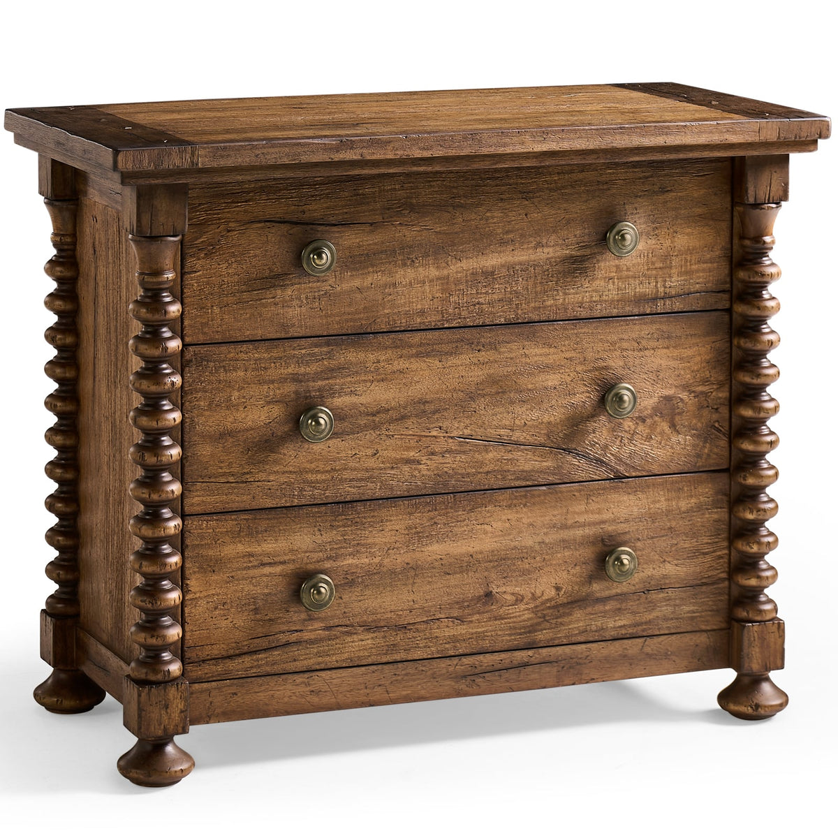 Tamarisk 3 Drawer Bedside Table