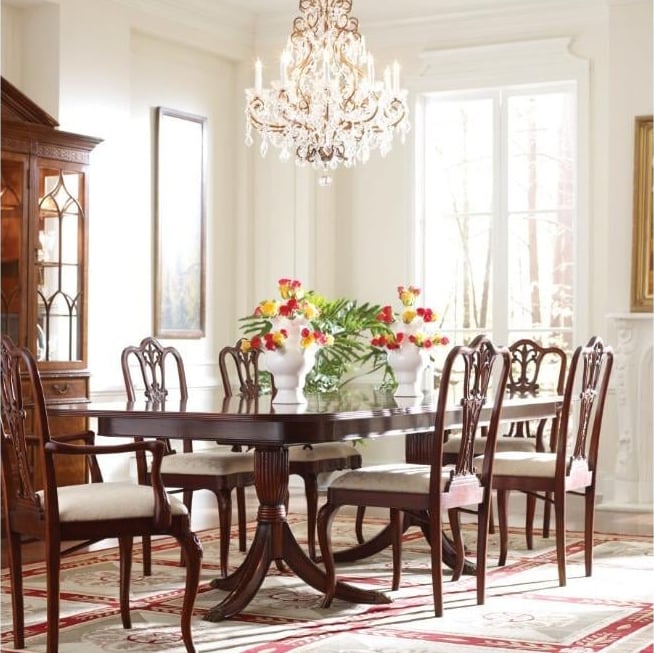 Regency Mahogany Extending Dining Table - 191-237cm