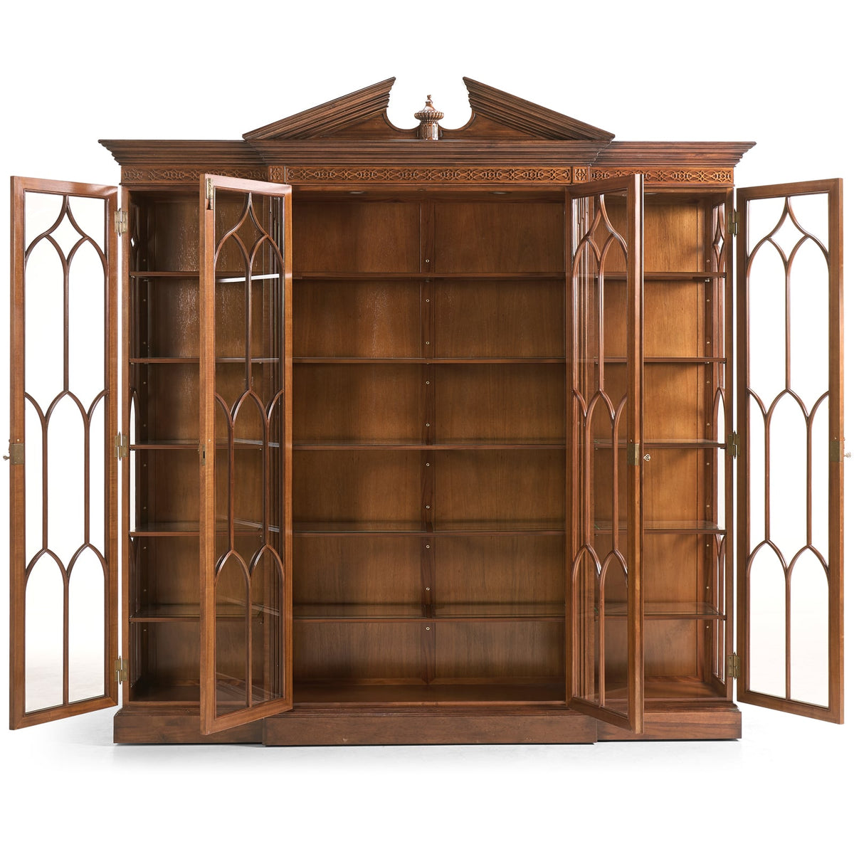 George II Triple Breakfront China Display Cabinet