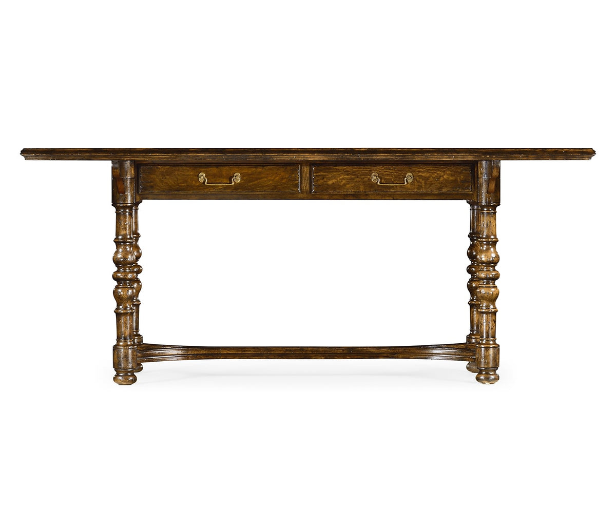 Forest Tudor Hunt Table in Dark Oak