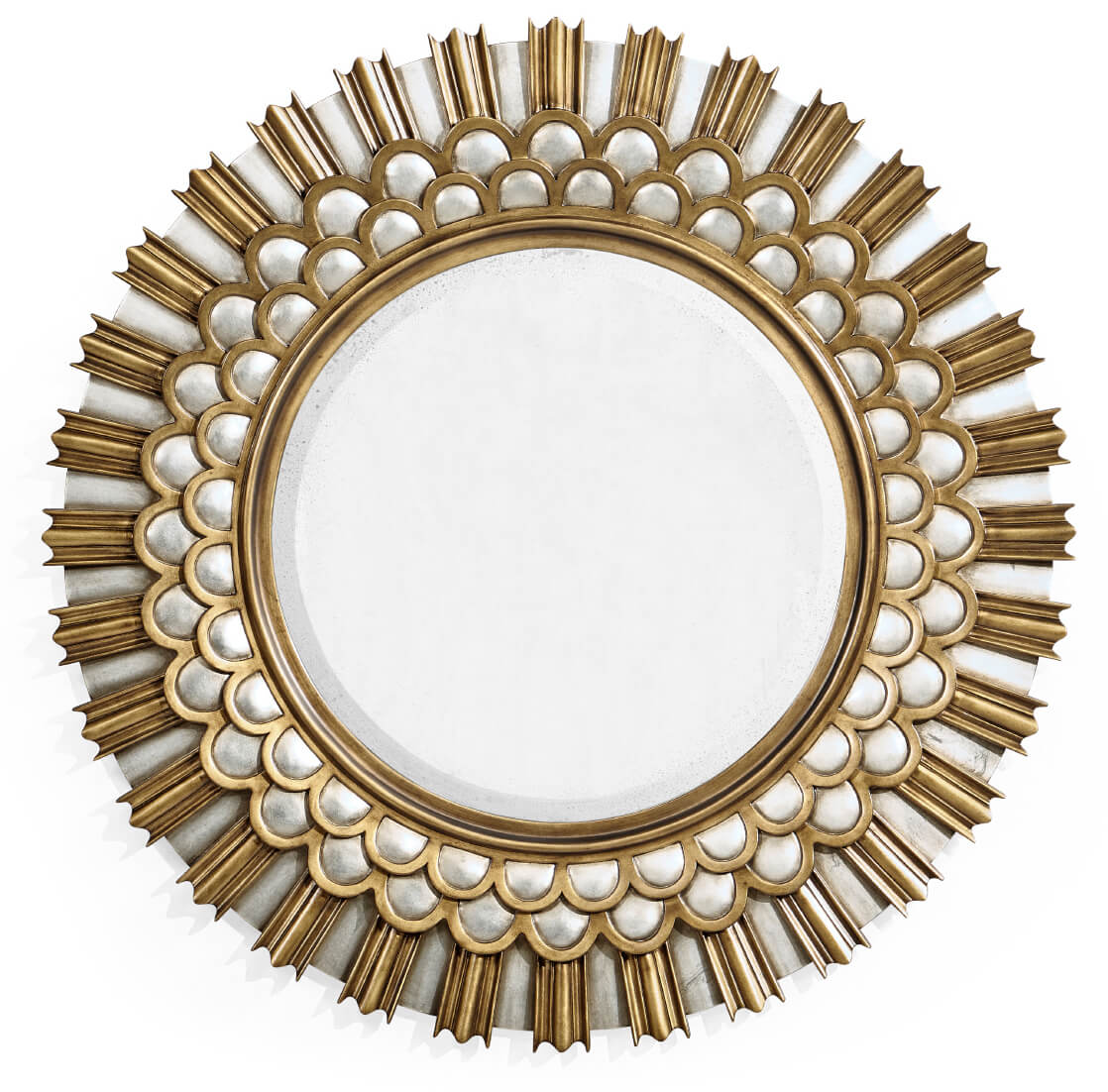 Berkley Burst Gilded Round Wall Mirror
