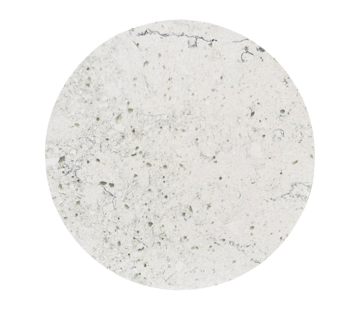 Hamilton Round Table with Speckled Marble Top